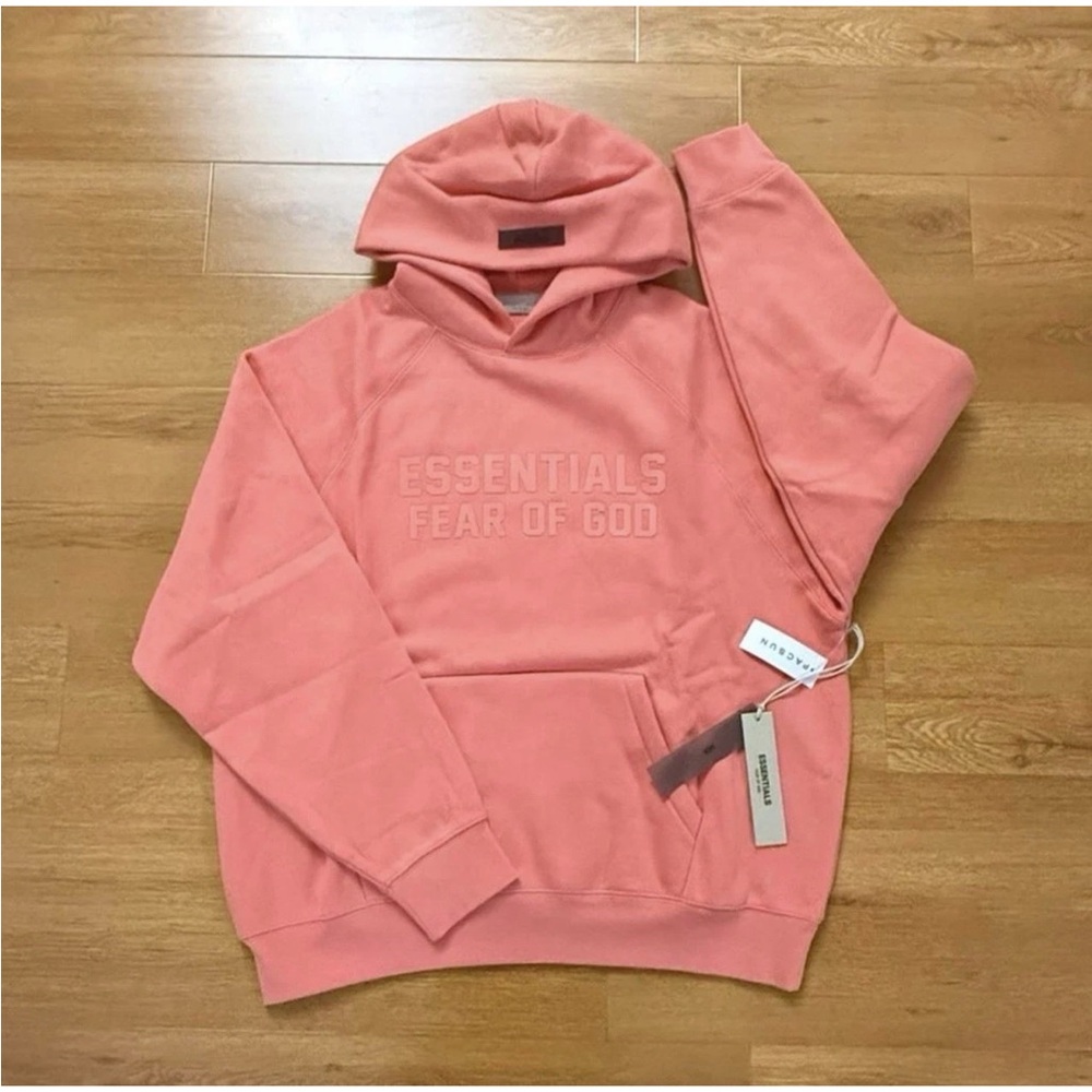 Fear of God Essentials Men's Coral Hoodie